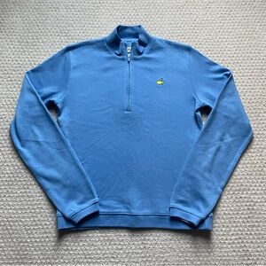 Blue Women’s Masters Golf quarter zip sweatshirt Magnolia Lane Size Small